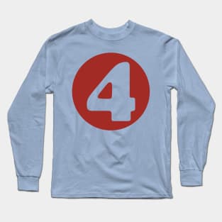 Number Four #4 Long Sleeve T-Shirt